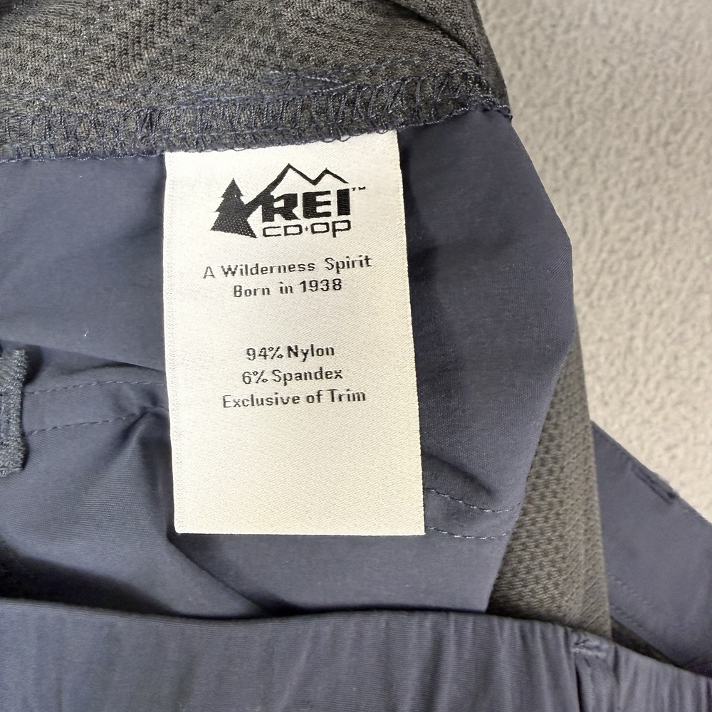 REI Womens Nylon Hiking Pants Size 10 Blue Trail Camping Outdoors Performance - Picture 6 of 9